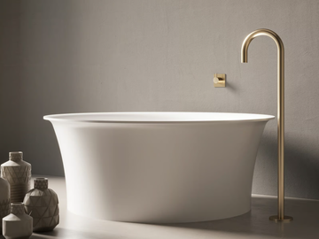 PLANET - Freestanding round Tecnoril® bathtub by LASA IDEA - view 2